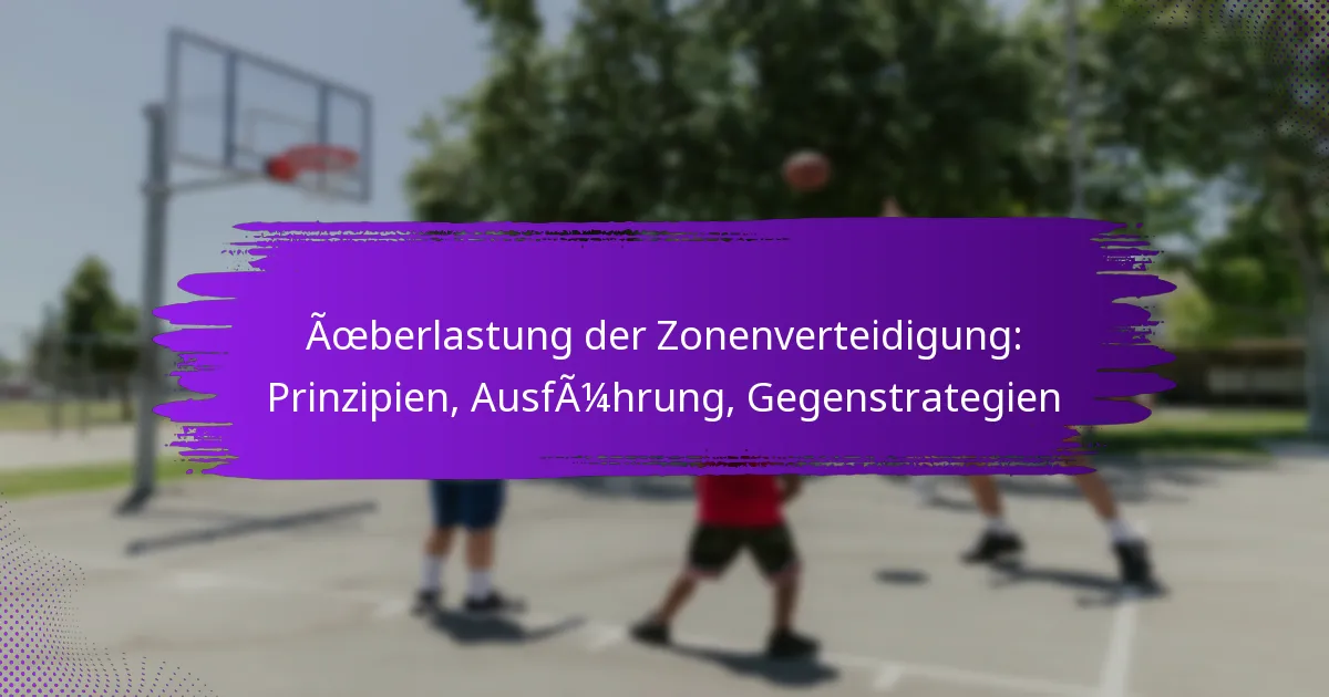 Überlastung der Zonenverteidigung: Prinzipien, Ausführung, Gegenstrategien