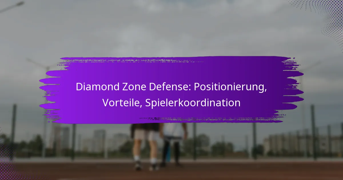 Diamond Zone Defense: Positionierung, Vorteile, Spielerkoordination