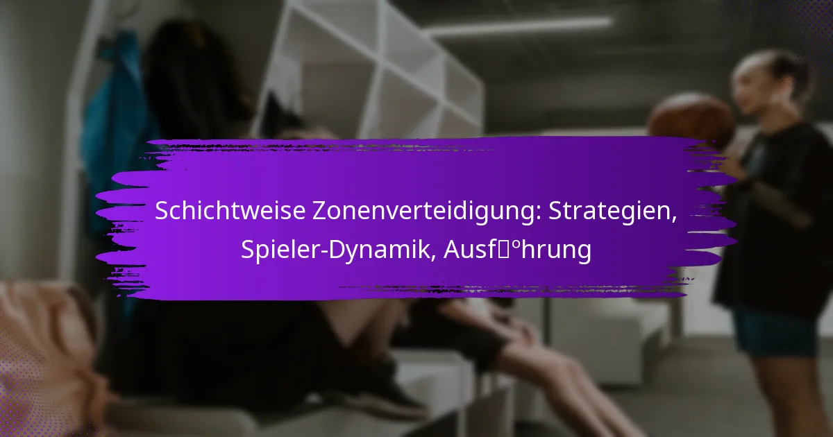 Schichtweise Zonenverteidigung: Strategien, Spieler-Dynamik, Ausführung