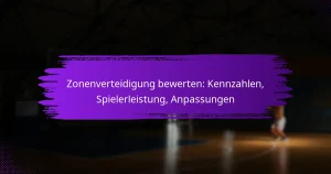 Zonenverteidigung bewerten: Kennzahlen, Spielerleistung, Anpassungen
