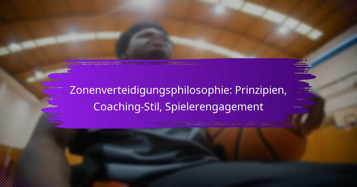 Zonenverteidigungsphilosophie: Prinzipien, Coaching-Stil, Spielerengagement